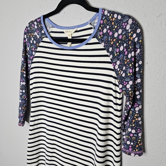 Matilda Jane Set of 2 Womens Short Sleeve Striped Shirts Size S Small - Picture 4 of 16